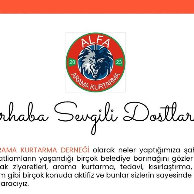 Alfa Derneği Instagram gönderisi